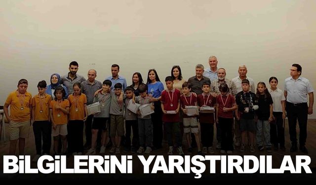 Bilgi yarışmalarında büyük heyecan… Şehit Esin Akay İlkokulu ve Ortaokulu zirvede