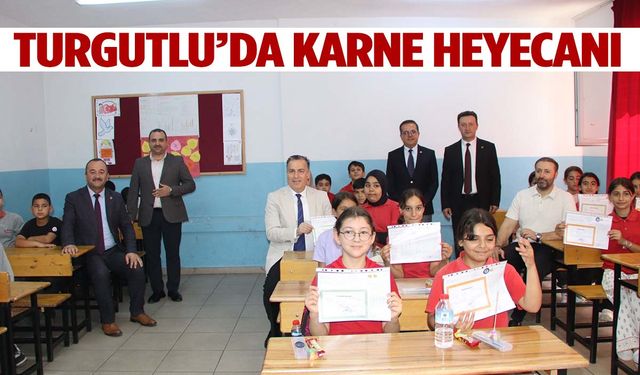 Turgutlu’da 33 binden fazla öğrenci yaz tatiline merhaba dedi