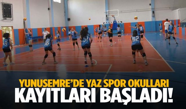 Yunusemre’de çocuklar sporla coşacak! 14 branşta yaz okulu kayıtları açıldı