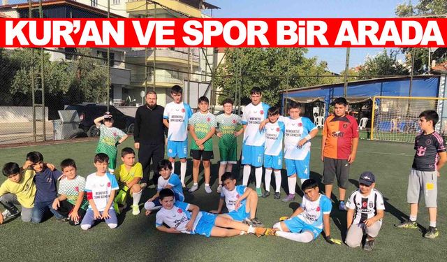 Yaz Kur’an kursu öğrencileri hem öğreniyor hem eğleniyor