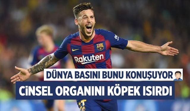 Yıldız futbolcunun cinsel organını köpek ısırdı! Hastanelik oldu...