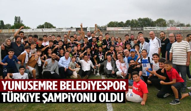 Yunusemre Belediyespor Türkiye şampiyonu oldu