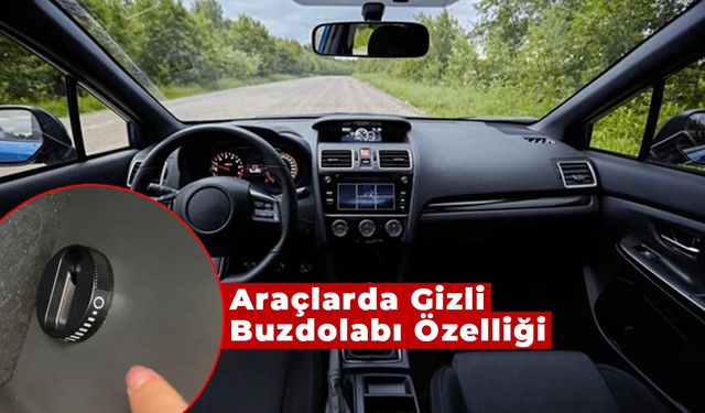 Arabanızda mini buzdolabı olabilir! Bu özelliği kullanın…