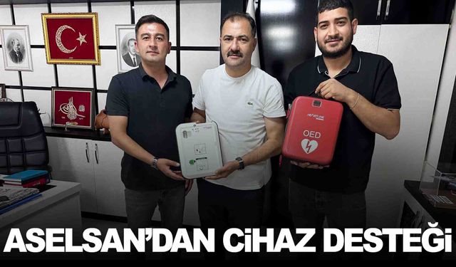 ASELSAN’dan Demirci Belediyesi’ne cihaz desteği