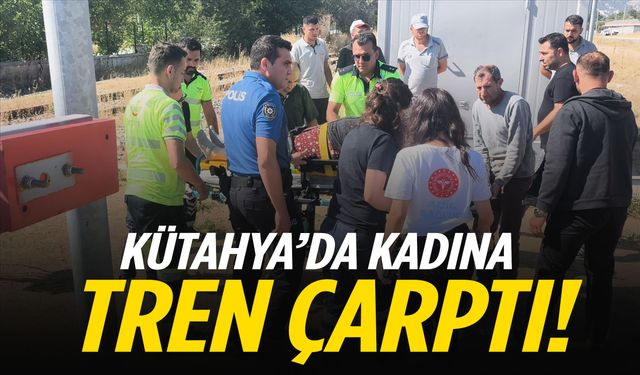 Dikkatsizlik kazaya yol açtı: Cep telefonuyla konuşan kadına tren çarptı