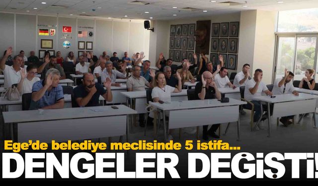 Aydın’da Belediye Meclisi’nde 5 CHP’li istifa etti, siyasi denge değişti