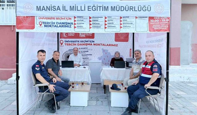 Gördes’te üniversite adaylarına rehberlik desteği