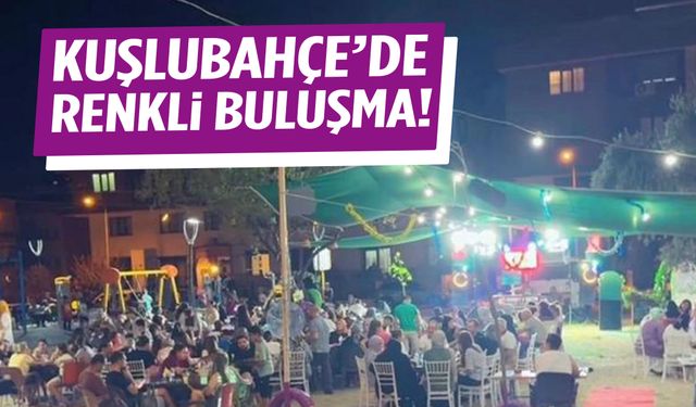 Kuşlubahçe’de renkli şalvar gecesi!