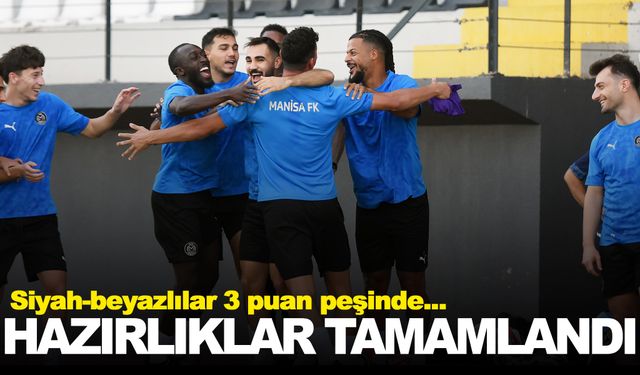 Manisa FK Hatayspor maçının hazırlıklarını noktaladı!