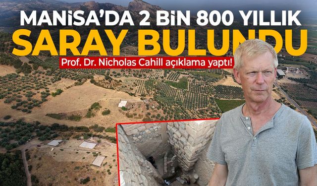 Manisa'da 2 bin 800 yıllık saray bulundu! Yer altında...