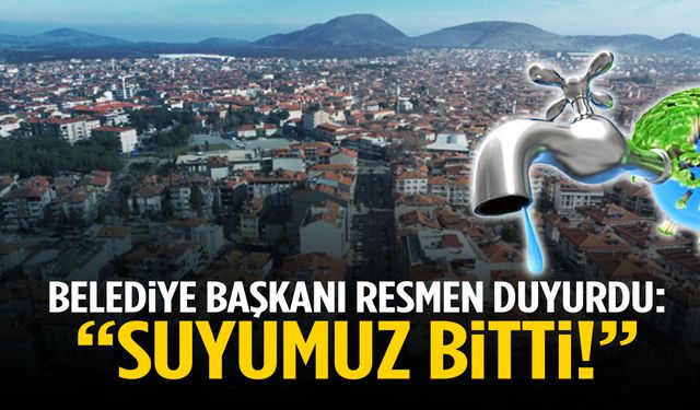 Manisa’da belediye başkanı resmen duyurdu: “Suyumuz bitti!”