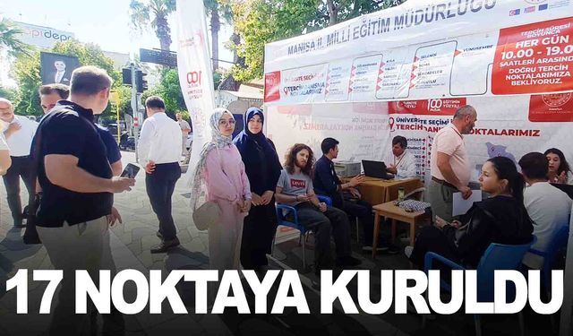 Manisa’da YKS tercih sürecine mobil destek noktaları kuruldu
