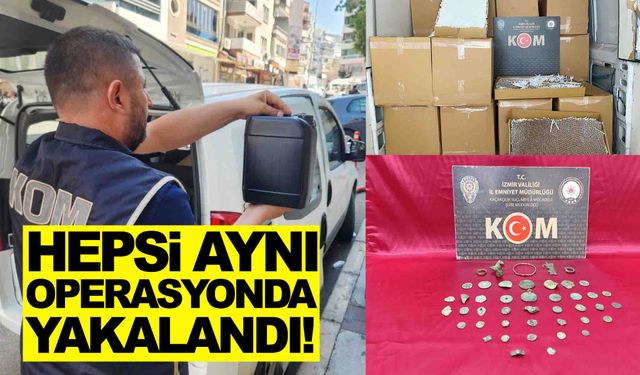 İzmir’de 8 ilçede operasyon… 5 milyon TL değerinde…