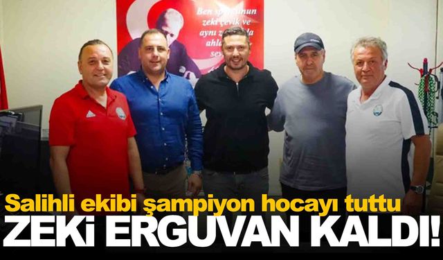 Salihli Belediyespor, Zeki Erguvan ile yeniden anlaştı