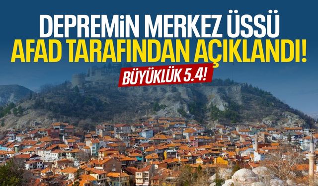 Büyüklük: 5.4! Depremin merkez üssü belli oldu!