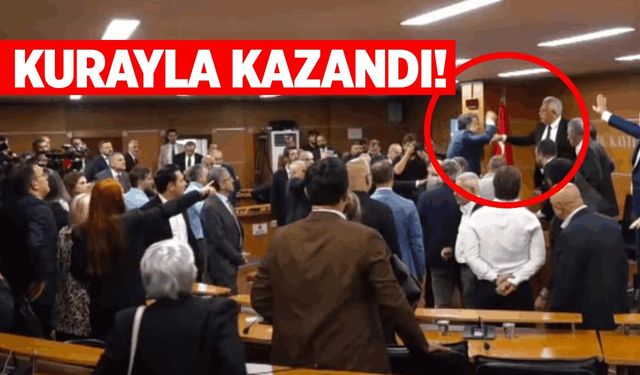 Belediye başkanı kurayla belirlendi! Belediye CHP’de kaldı…