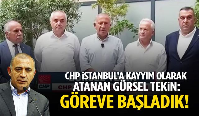 CHP İstanbul’a kayyım olarak atanan Gürsel Tekin’den ilk video!