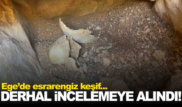 Ege’de su deposu kazarken buldular… Hemen yetkililere haber verildi!