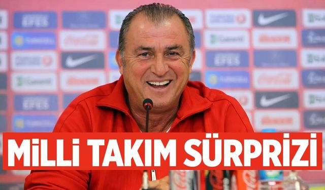 Fatih Terim'den milli takım sürprizi