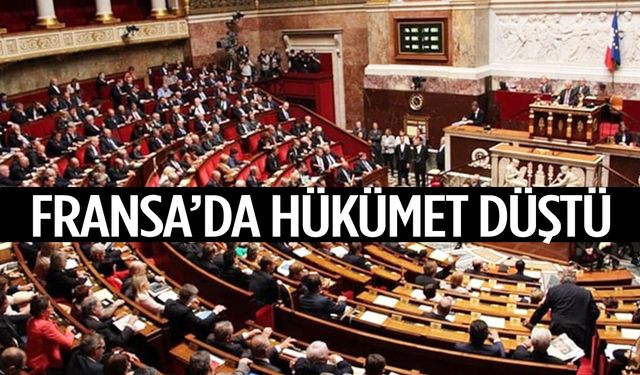 Fransa’da hükümet düştü! 1958'den bu yana bir ilk...
