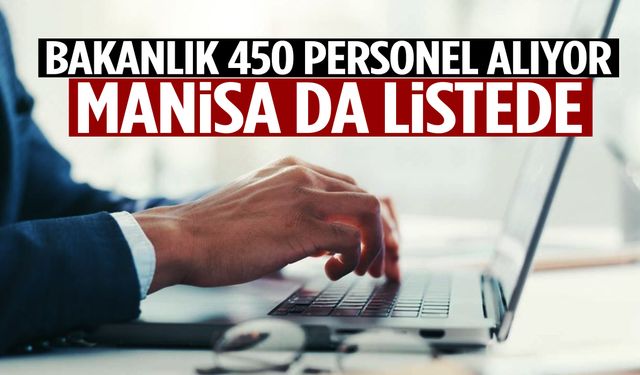 Gençlik ve Spor Bakanlığı 450 personel alacak! Listede Manisa da var