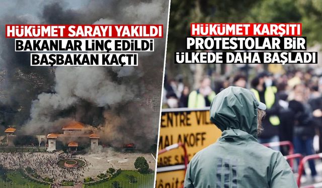 Hükümet karşıtı protestolar bir ülkede daha başladı!