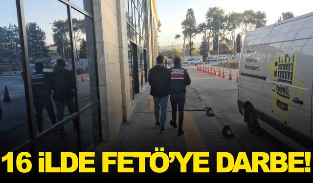 İzmir merkezli 16 ilde FETÖ operasyonu… Çok sayıda gözaltı var!