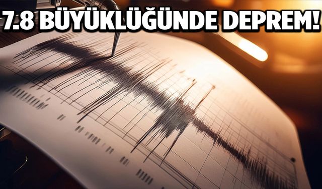 Kamçatka’da 7,8 büyüklüğünde deprem