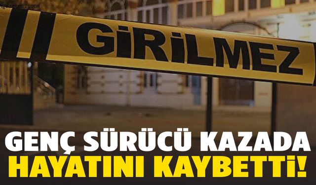 Kütahya’da kahreden kaza! 20 yaşındaki sürücü öldü!