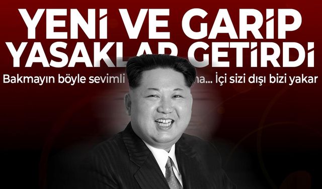 Kuzey Kore lideri 3 kelimeyi yasakladı