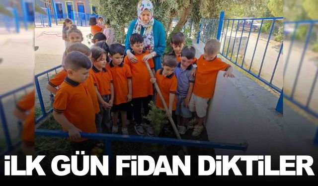 Manisa’nın ilçesinde eğitim-öğretim ‘Yeşil Vatan’ temasıyla başladı