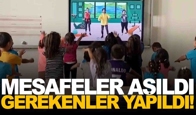 Manisa Sarıgöl’ün en uzak köy okuluydu… Mesafeler aşıldı, gerekenler yapıldı!