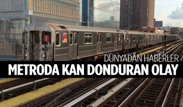 Metroda kan donduran olay! Görevlinin boğazını kesti