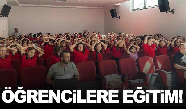 Sarıgöl’de öğrencilere ‘Sağlıklı gelecek’ eğitimi