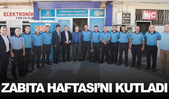 Semih Balaban zabıta personeli ile bir araya geldi