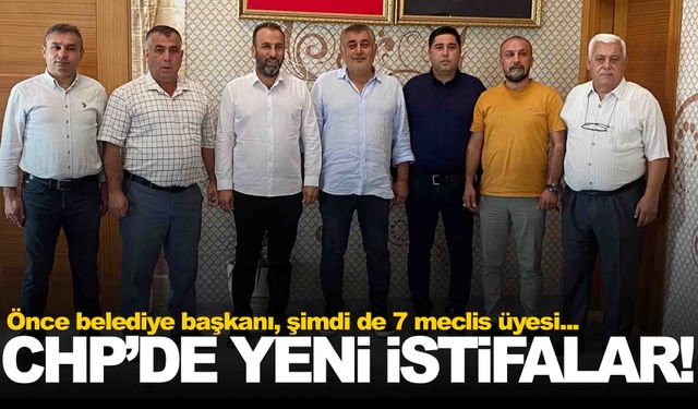 Önce belediye başkanı şimdi de 7 meclis üyesi… CHP’de istifaların ardı arkası kesilmiyor!