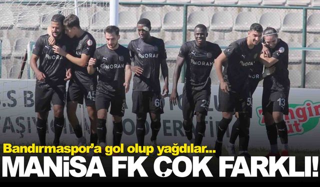 Manisa FK gol oldu yağdı: 1-4