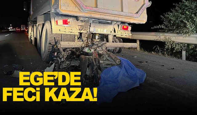 Yol kenarındaki tıra arkadan çarptı… Olay yerinde can verdi!