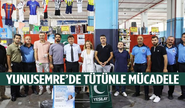 Yunusemre’de tütünle mücadele! Zararları anlatıldı