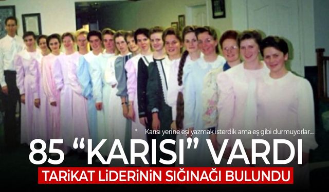 85 'Karısıyla' Ünlü Tarikat Liderinin Gizli Sığınağı Ortaya Çıktı