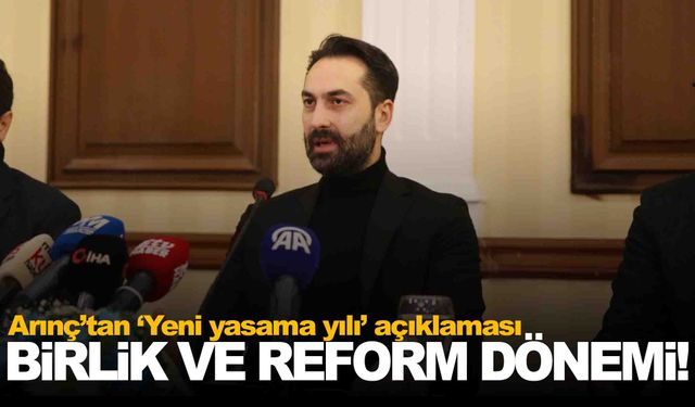 AK Partili Arınç’tan ‘Yeni yasama yılı’ açıklaması