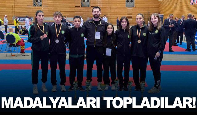 Büyükşehir Belediyespor karatecilerinden Berlin’de madalya yağmuru