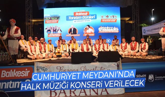 Cumhuriyet Meydanı'nda konser var