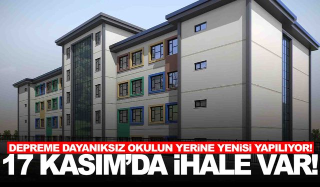 Depreme dayanıksızlığı nedeniyle yıkım kararı alınmıştı… Manisa’daki okulun ihale tarihi belli oldu!