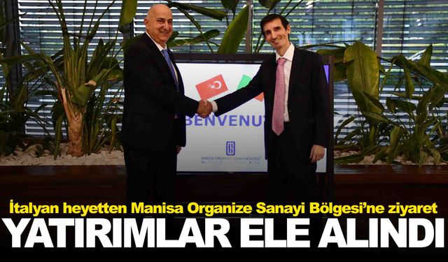 İzmir İtalya Konsolosu Bianchi’den Manisa OSB’ye ziyaret
