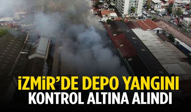 İzmir’de korkutan depo yangınından güzel haber
