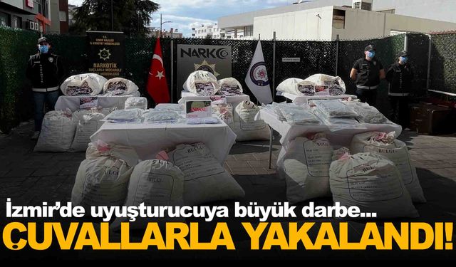 İzmir'de rekor miktarda sentetik uyuşturucu yakalandı