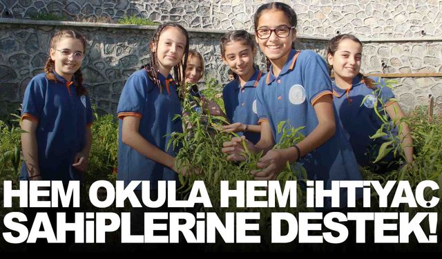 Kendileri yetiştirip kendileri hazırlıyor… Manisalı öğrenciler örnek oluyor!