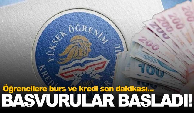 KYK burs ve öğrenim kredisi başvuruları başladı! Burs ve öğrenim kredisine nasıl başvuru yapılır?