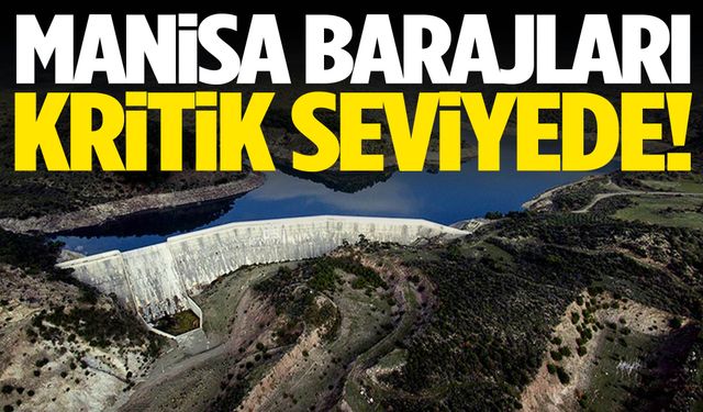 Manisa barajları kritik seviyede!